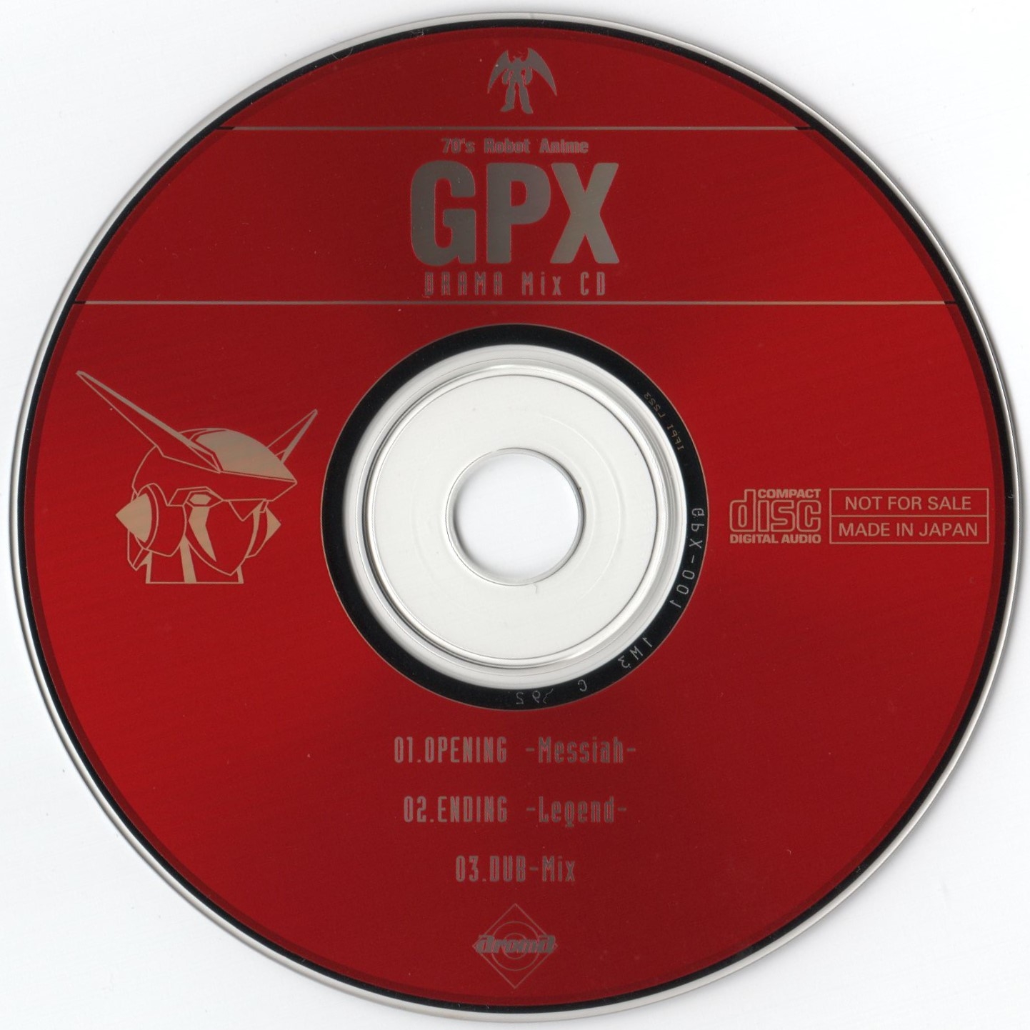 70's Robot Anime GPX DRAMA Mix CD | GPX-001 - VGMdb